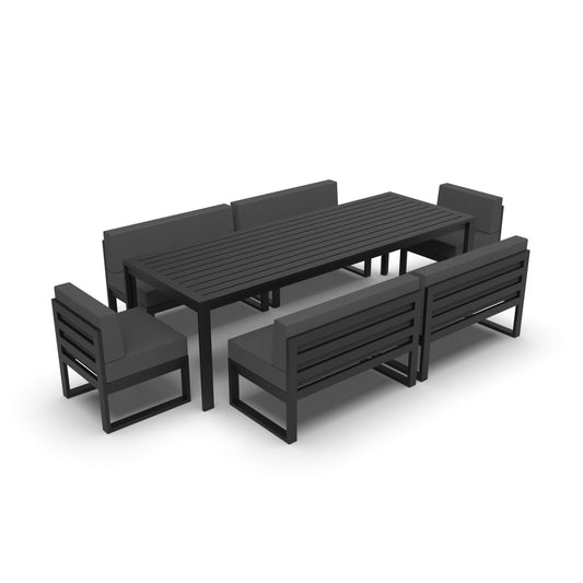 JUEGO DE COMEDOR 10 PERSONAS CON BANCOS